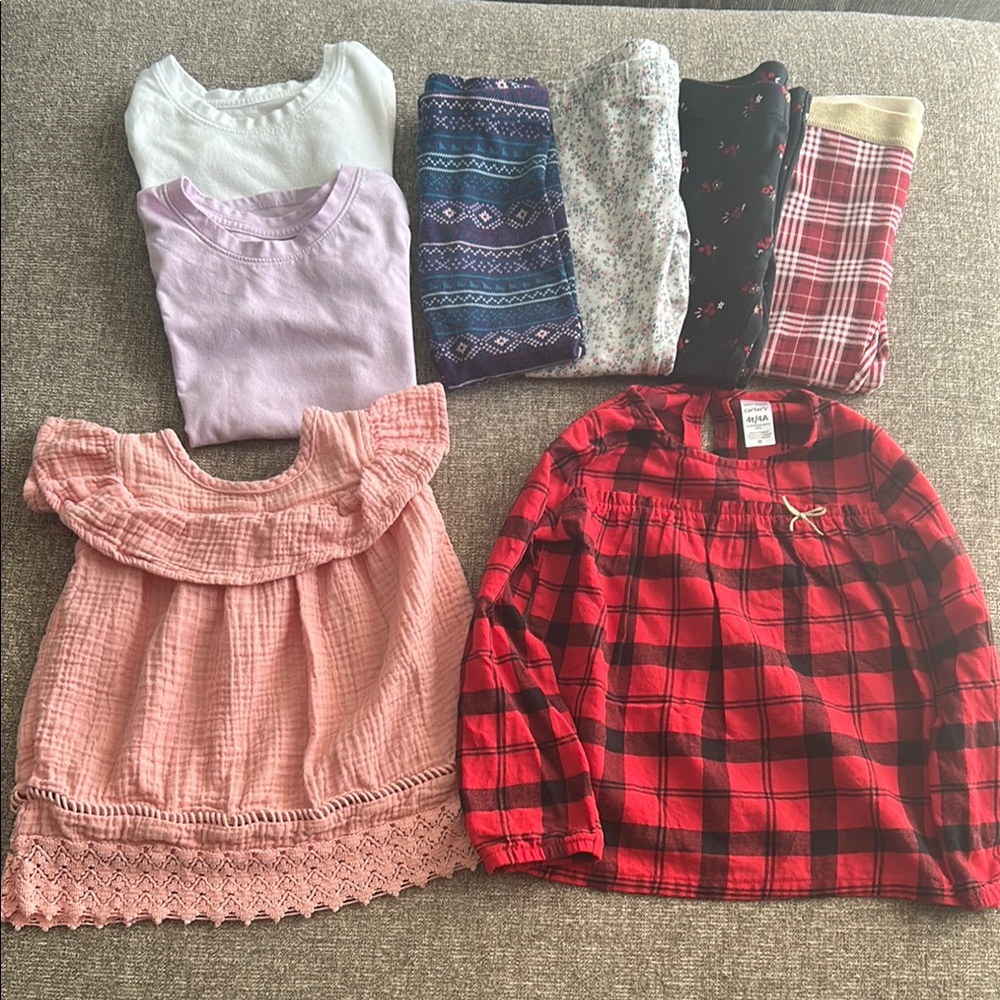 Assorted Girls' Tops and Pants Set